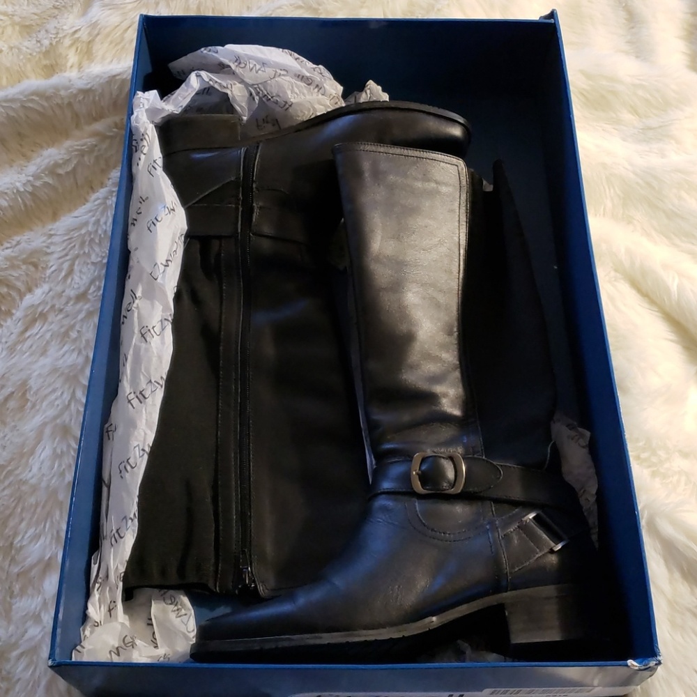 Fitzwell Wide Calf Riding Style Boots